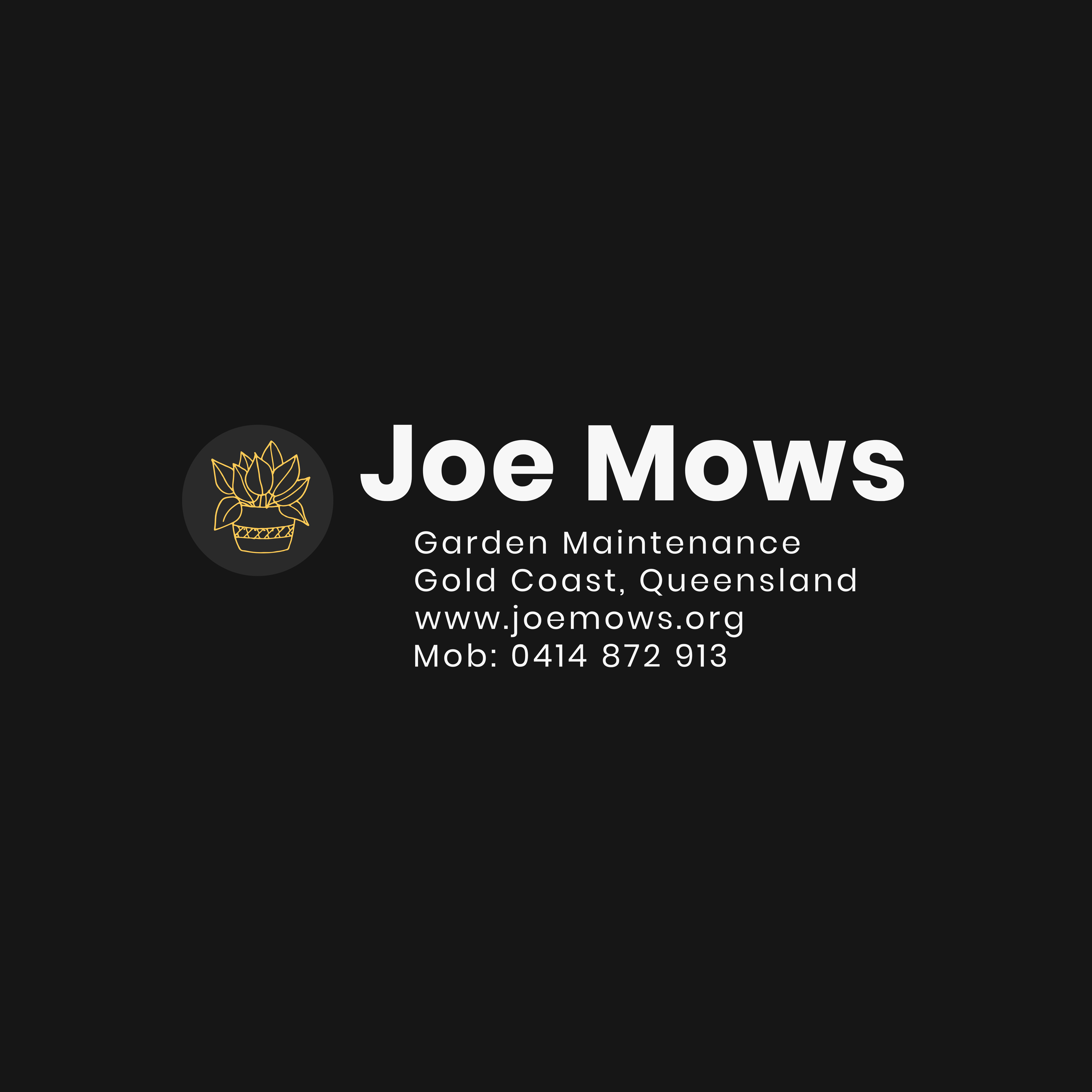 Joe Mows logo