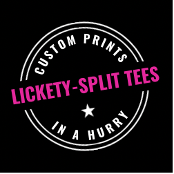 Lickety-Split Tees logo